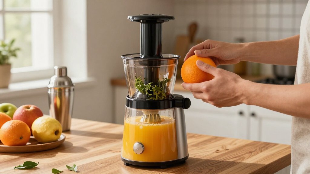 masticating juicer for cocktails