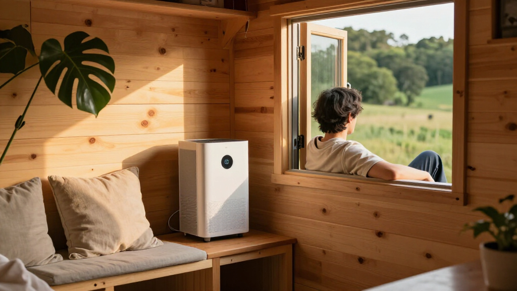 space-saving air purifiers for tiny homes