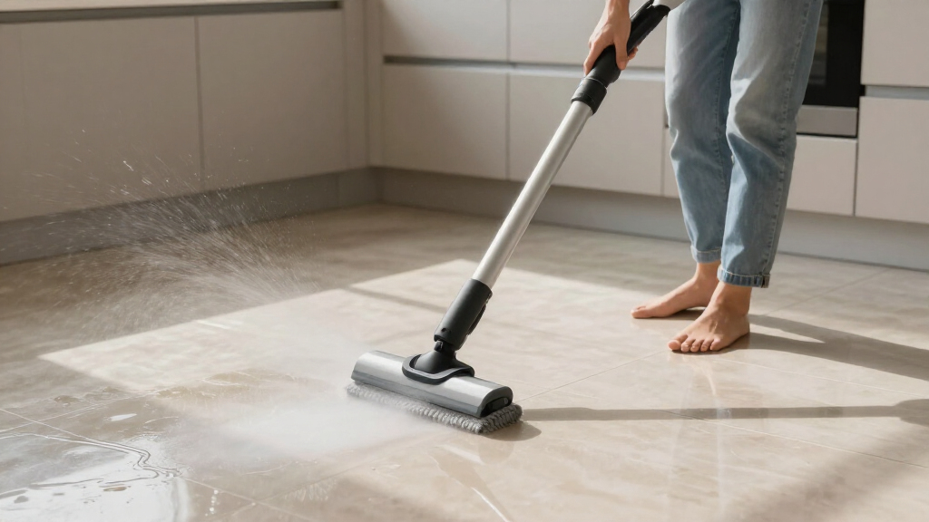 wet dry floor cleaner with strong suction
