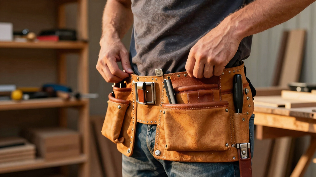 personalized leather tool belts