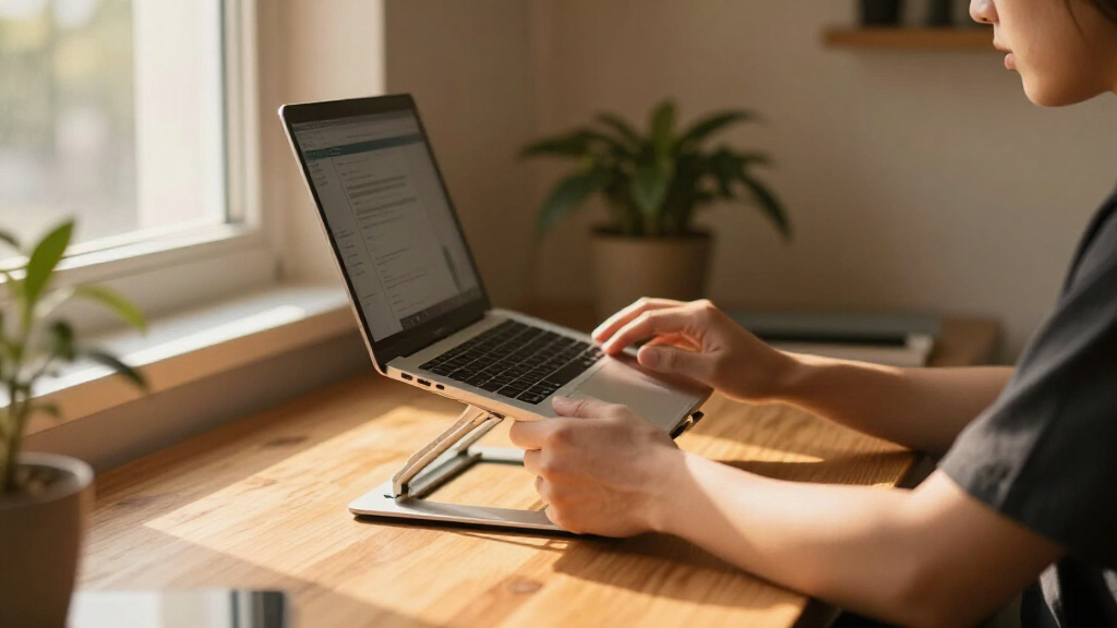 ergonomic laptop stands