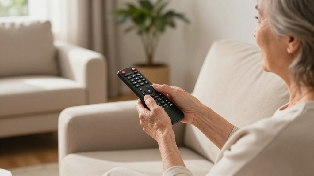 tv remote for elderly