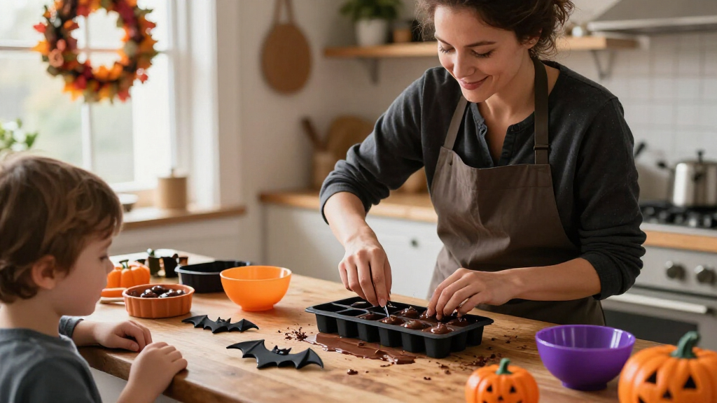 Halloween candy molds