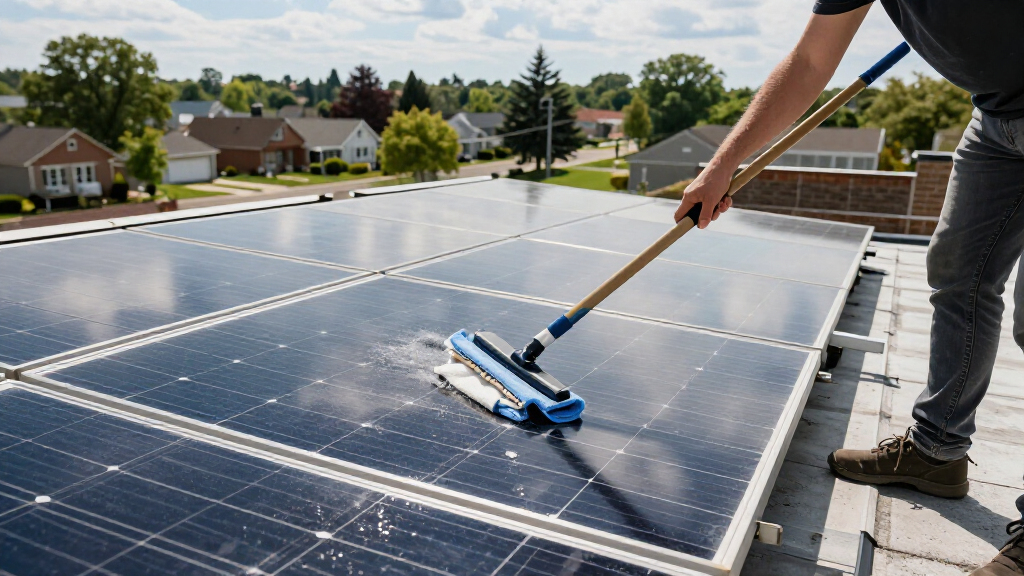 solar panel cleaning tools