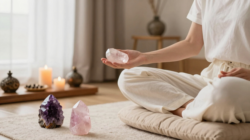 crystal healing meditation tools