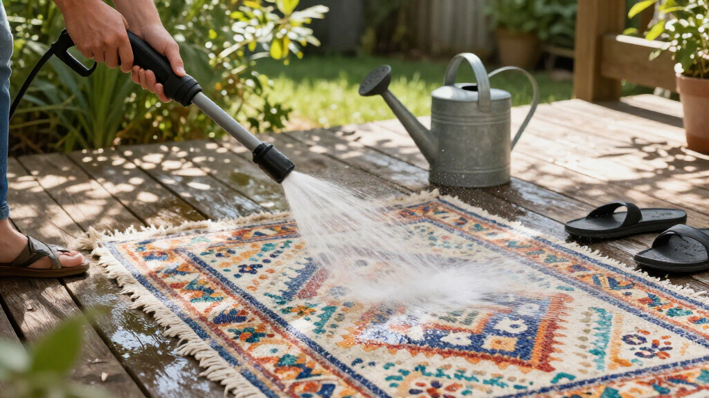 pressure washer for outdoor rugs