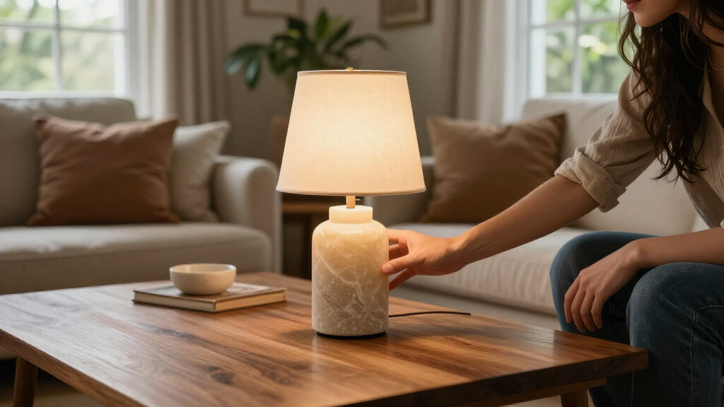 best travertine table lamps