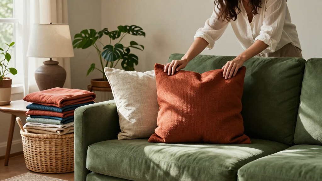 place for throw pillow covers