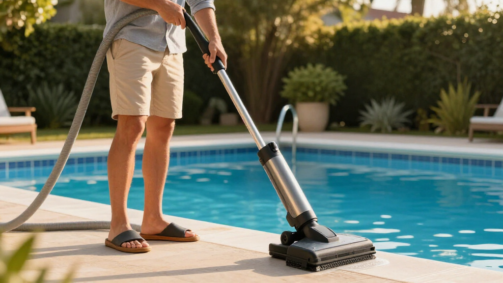 manual pool vacuum