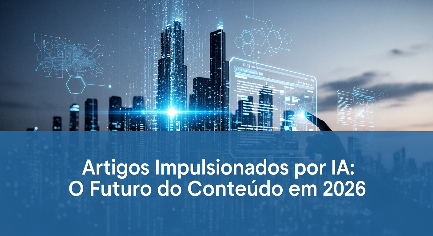 Artigos Impulsionados por IA: O Futuro do Conteúdo em 2026