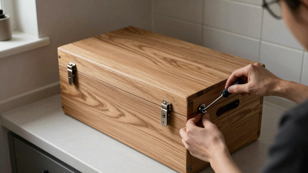 solid wood storage trunks for small apartments