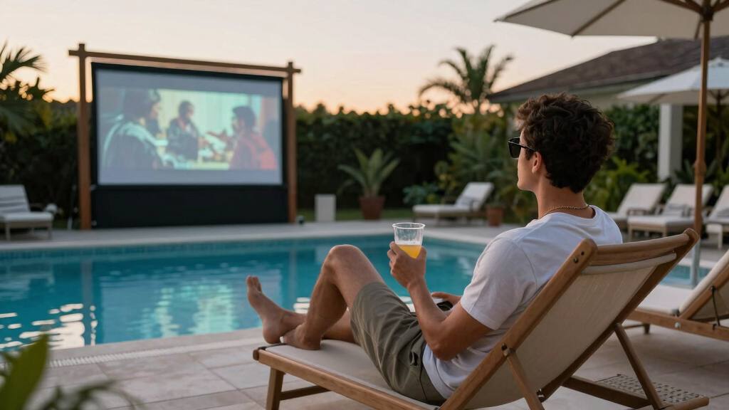 best outdoor movie screens