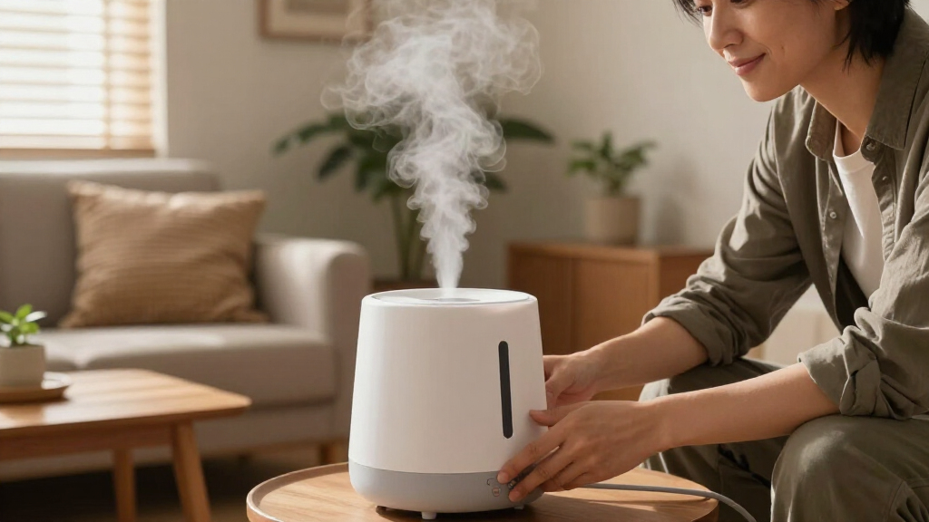evaporative humidifier for large rooms