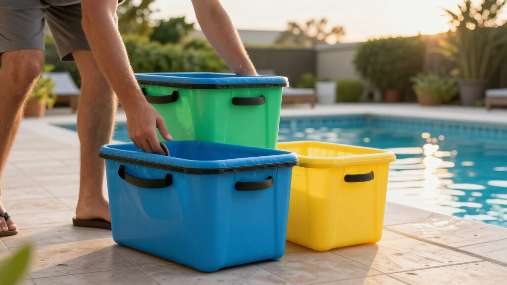 waterproof outdoor storage bins
