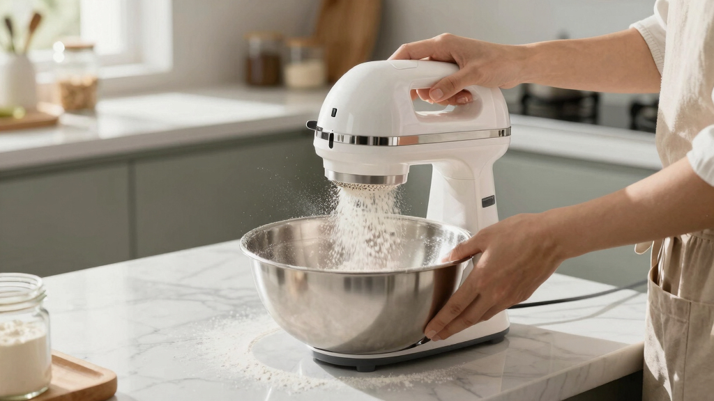 electric flour sifter for baking