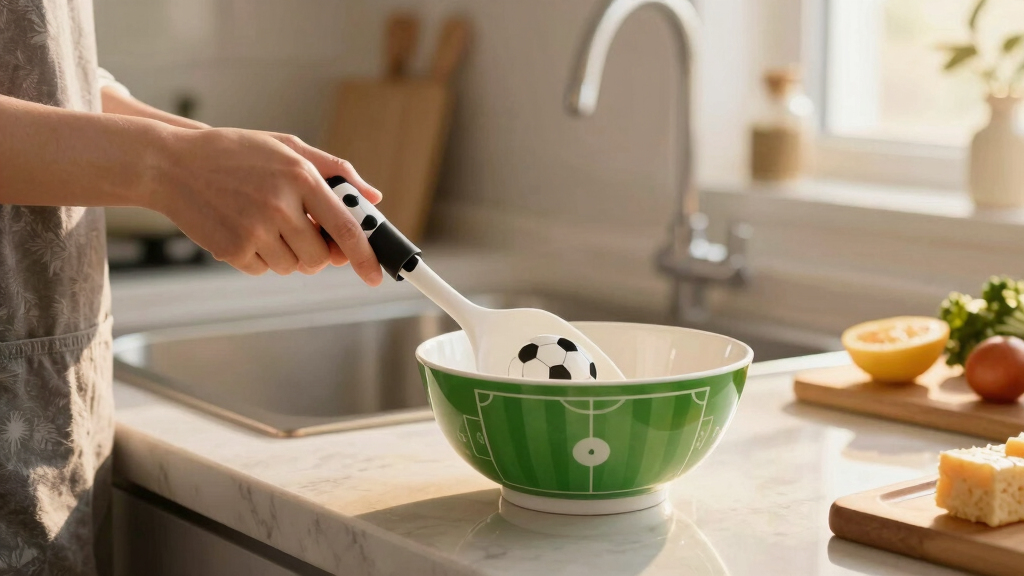 soccer-themed kitchenware