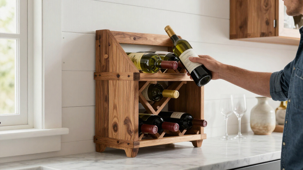 farmhouse wine racks