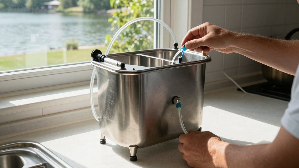 whole house filtration system for lake water intake