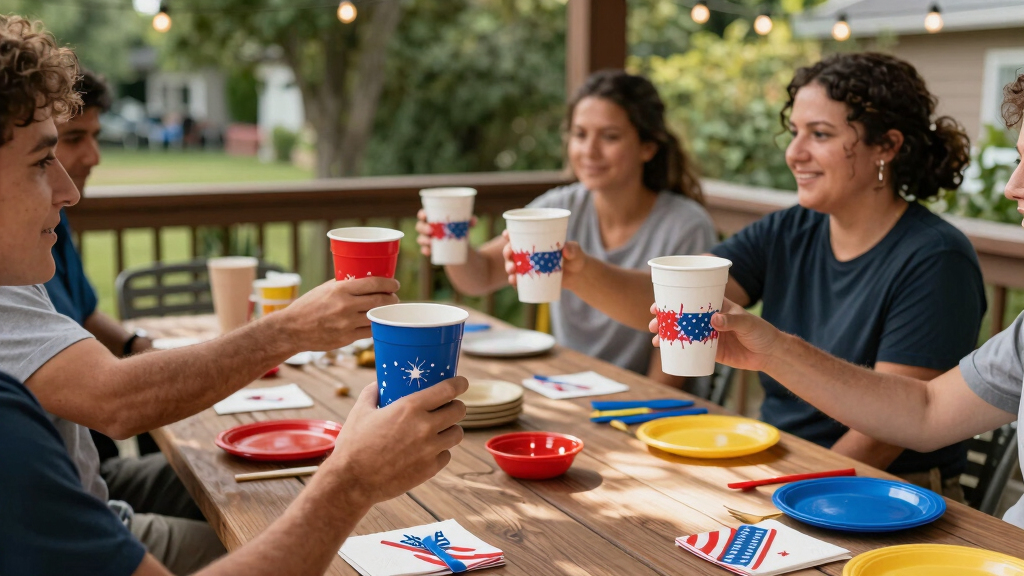 patriotic outdoor party supplies