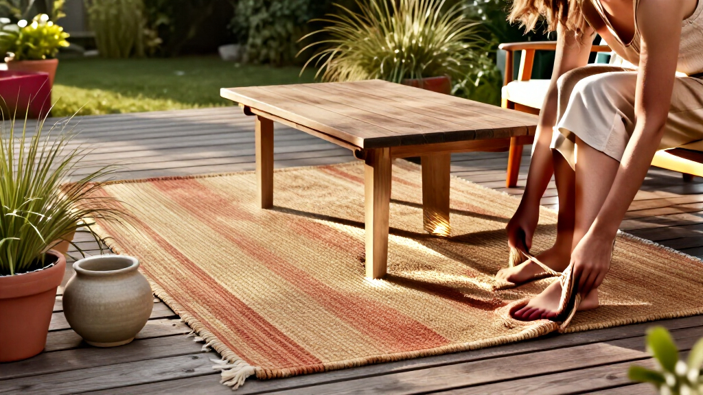 best sustainable outdoor rugs