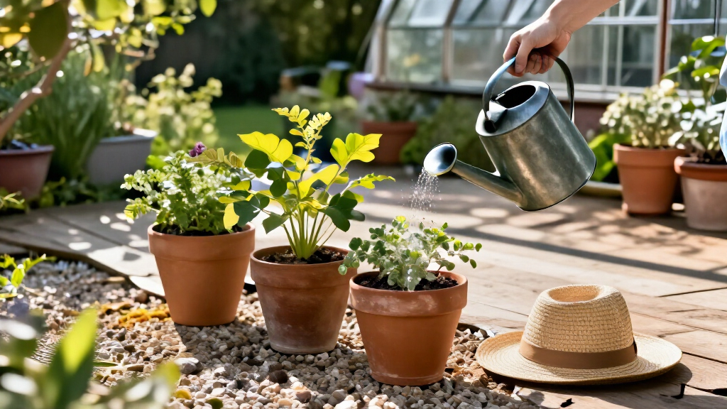 heat-tolerant container plants
