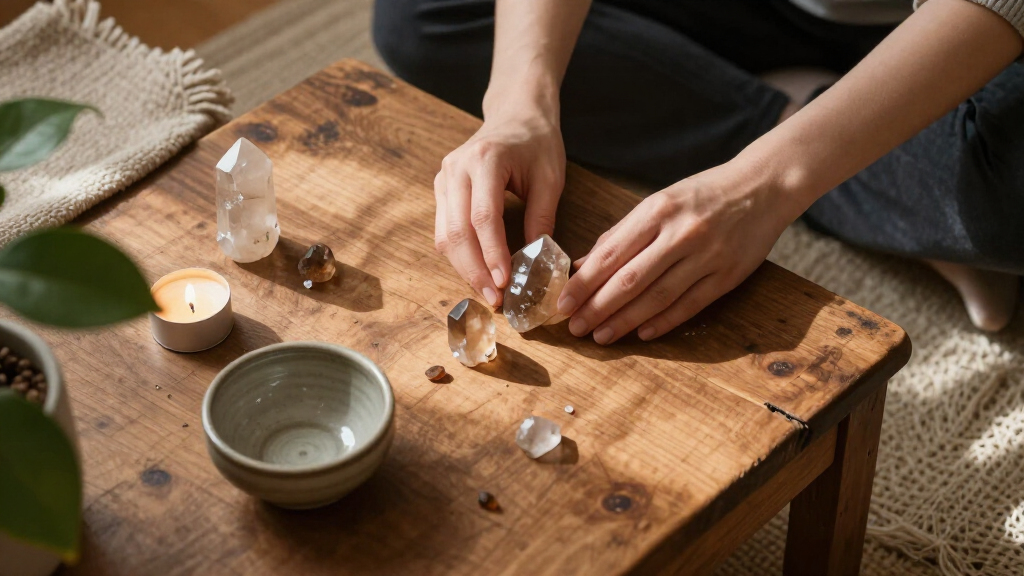 smoky quartz crystal points