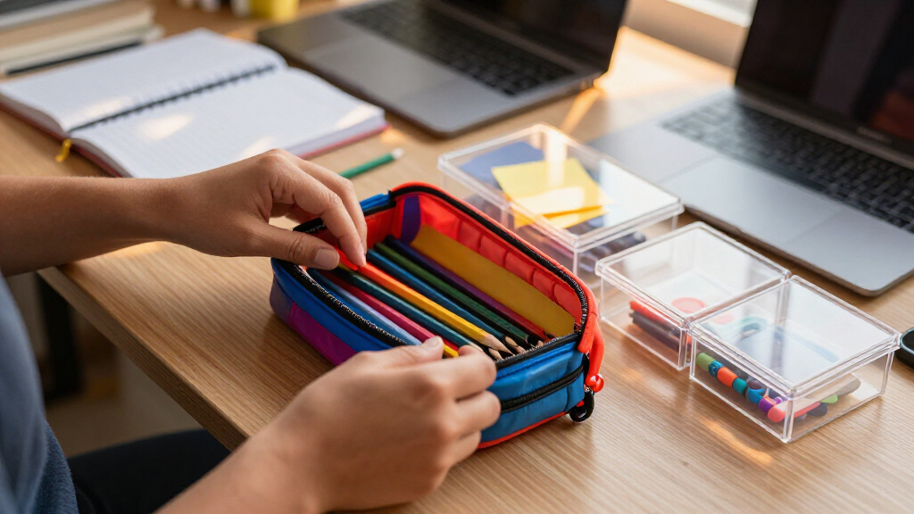 school supplies organizers
