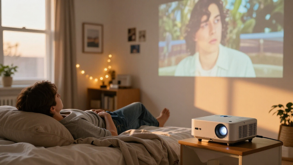 home theater projector for bedroom movie nights