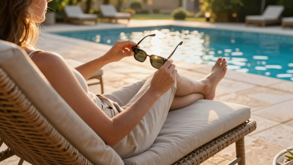 outdoor poolside lounge chairs