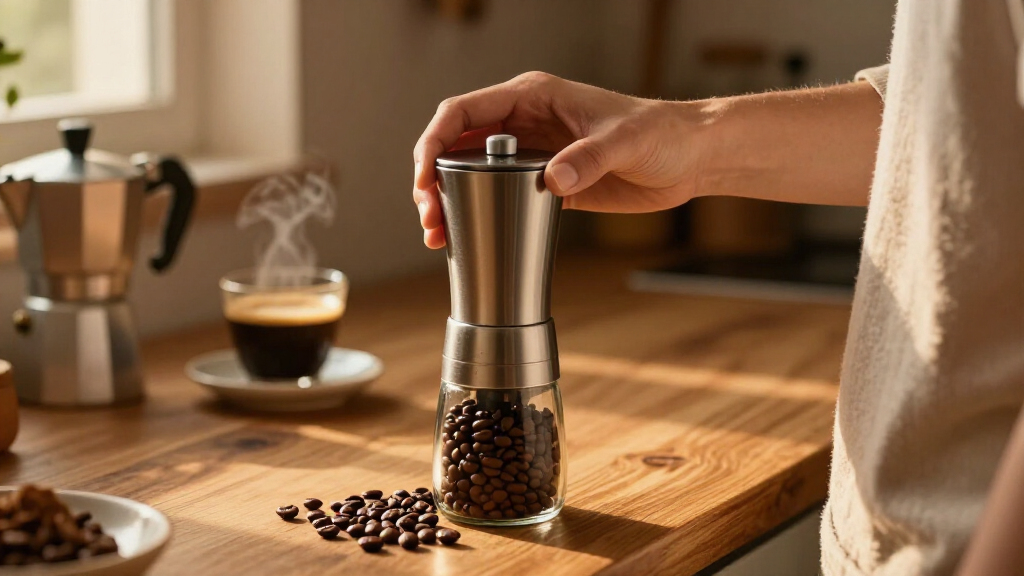 premium burr grinder for drip and espresso