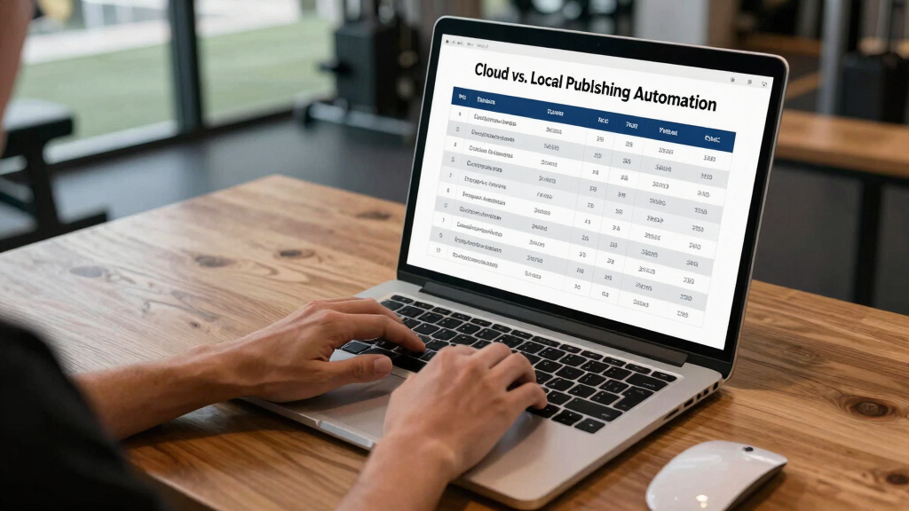 Comparison Table: Cloud vs. Local Publishing Automation
