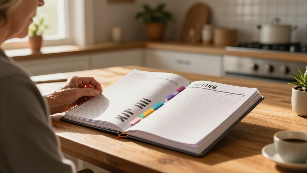 large print senior planners