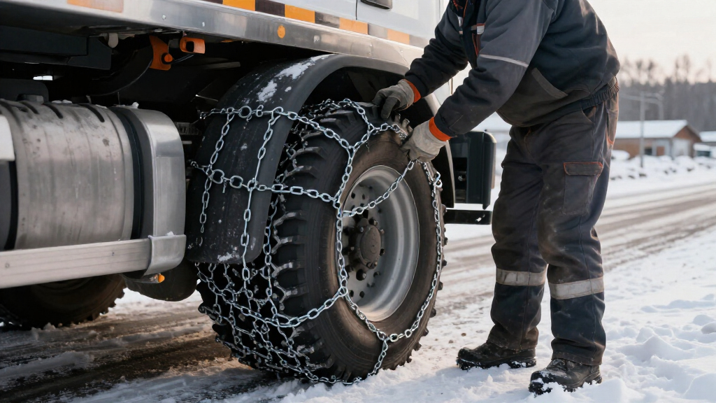 tire chains truck