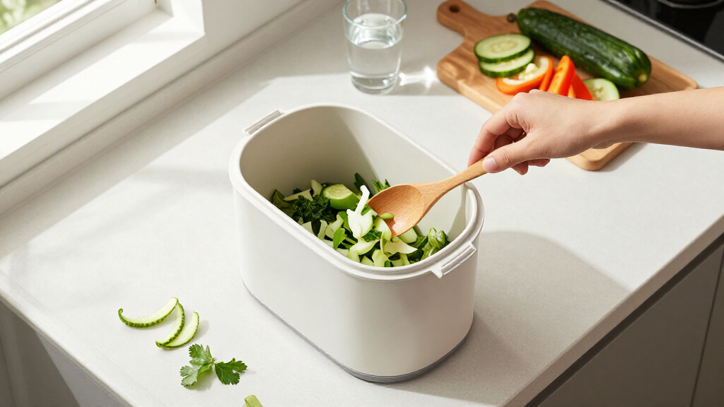 electric compost bin for kitchen