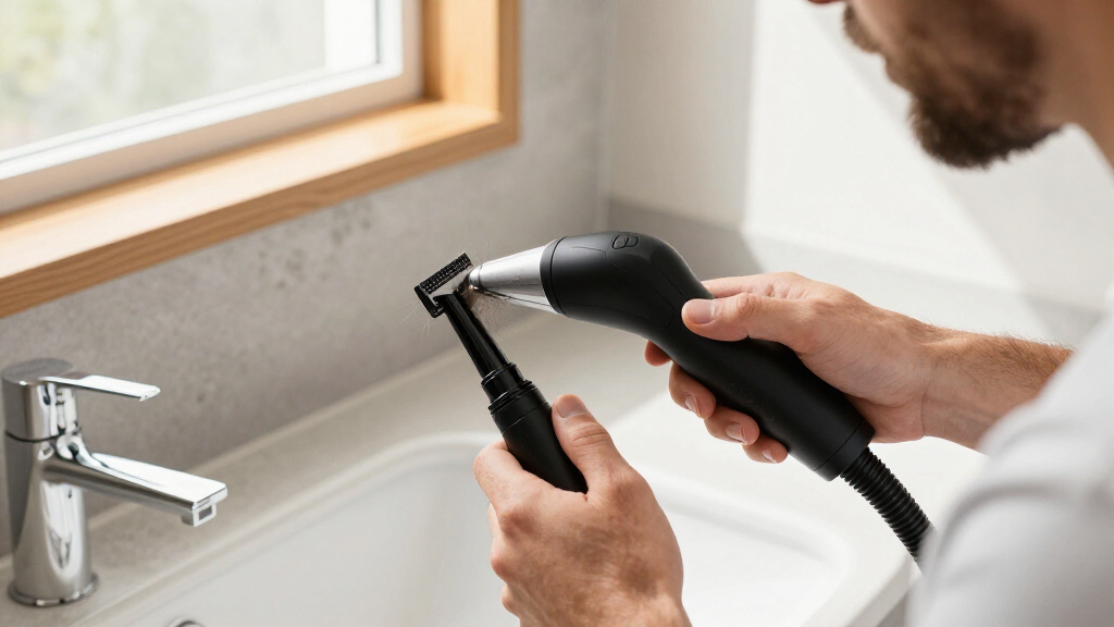 beard trimmers with vacuum capture