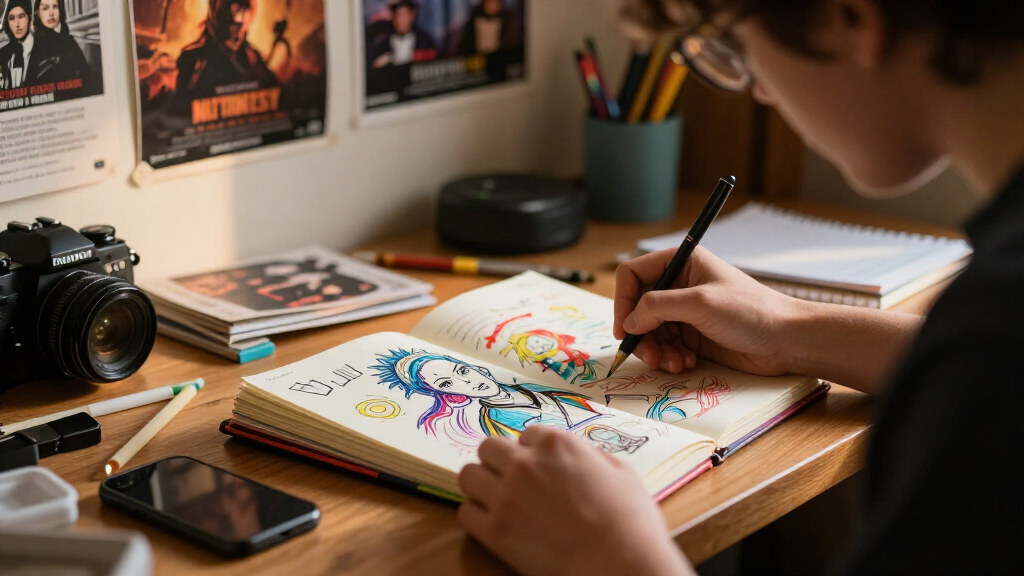 pop culture themed notebooks