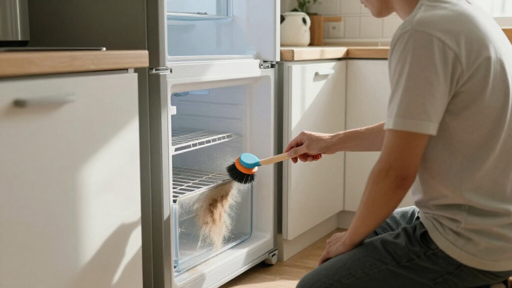 how to clean refrigerator coils