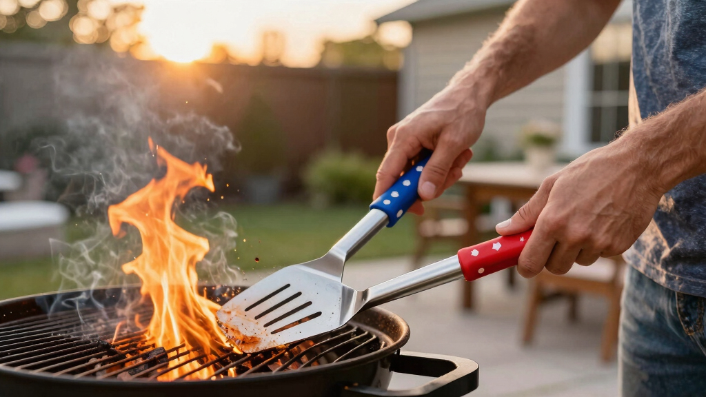patriotic grilling tools