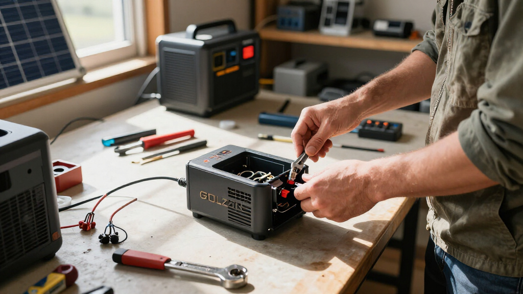goal zero generator inlet box