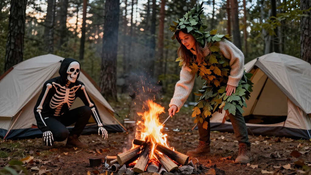 Halloween camping costumes