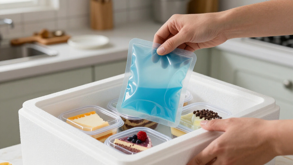 gel pack for shipping desserts