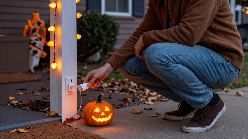 smart plugs for Halloween decorations