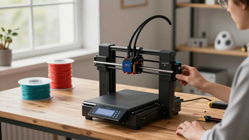 Dual extrusion 3D printer for prototypes