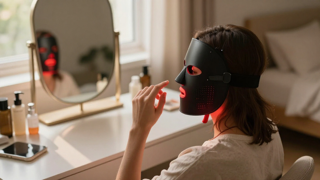 red light therapy mask