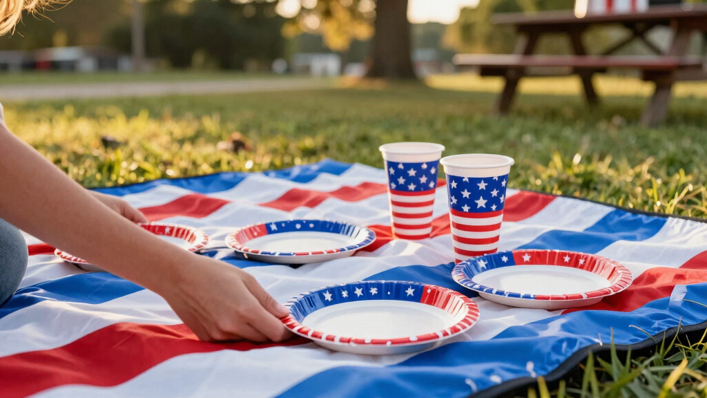 patriotic outdoor party supplies