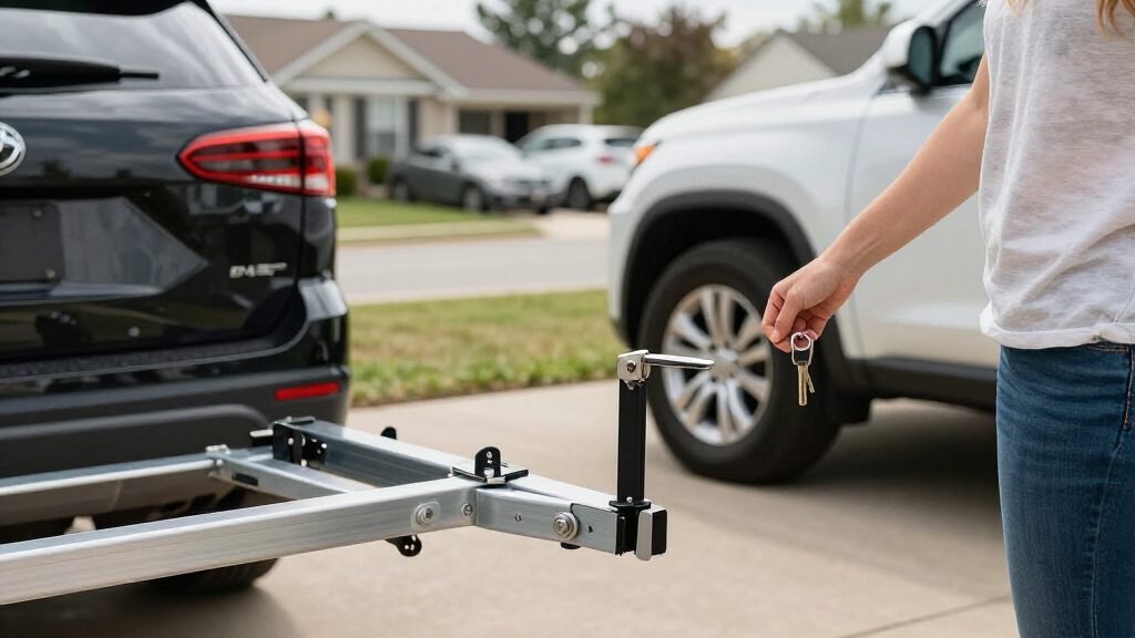 swing away hitch cargo carriers with locks