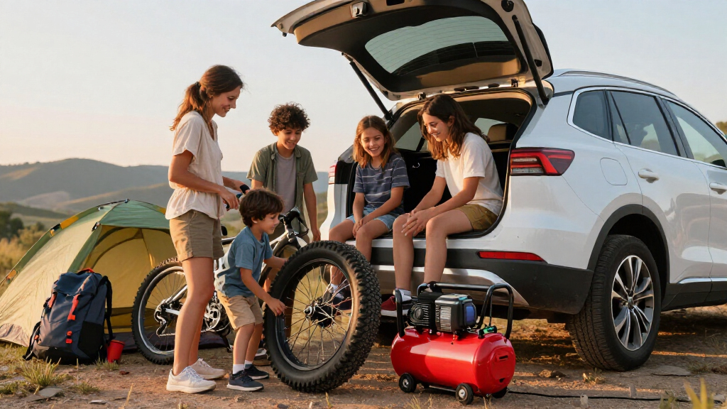 best portable air compressor for family road trips