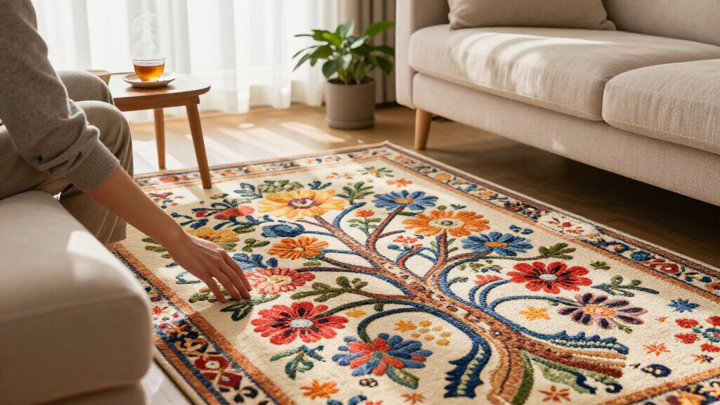 yilong tree of life silk carpet