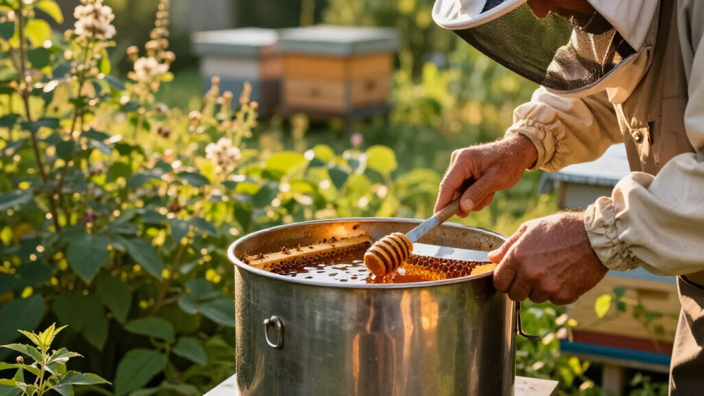 honey uncapping tank stainless steel