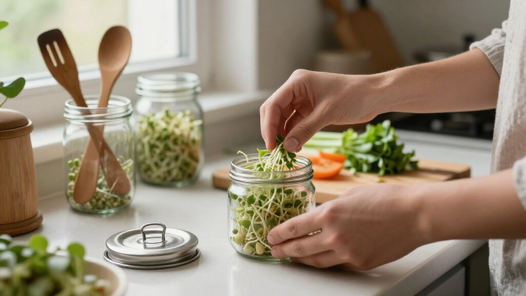 sprouting jar kits stainless lids
